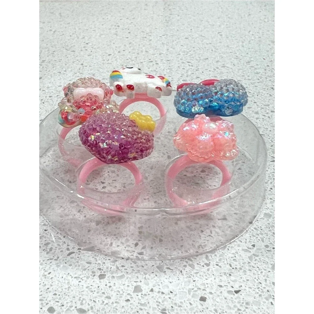 Hello Kitty and Assorted Rings 2 Sets
